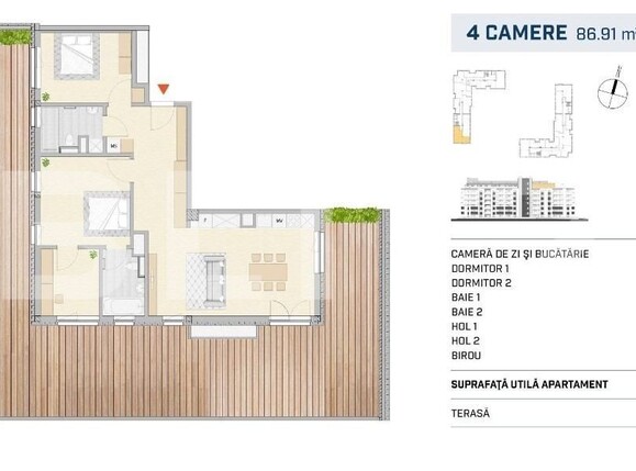 Apartament de vânzare 3 camere Semicentral - 116166AV | BLITZ Cluj-Napoca | Poza1