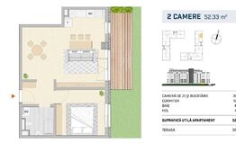 Apartament finisat cu gradina, zona Semicentrala