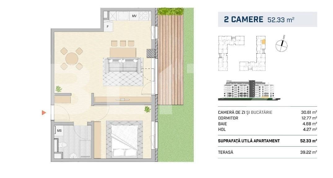 Apartament de vânzare 2 camere Semicentral - 116177AV | BLITZ Cluj-Napoca | Poza1