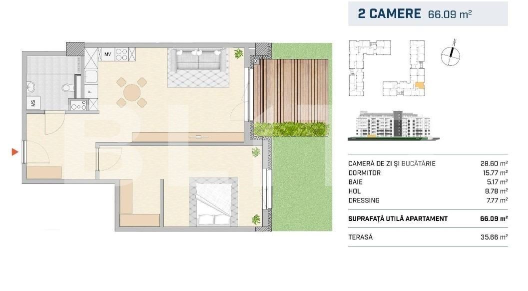 Apartament de vânzare 2 camere Semicentral - 116187AV | BLITZ Cluj-Napoca | Poza1