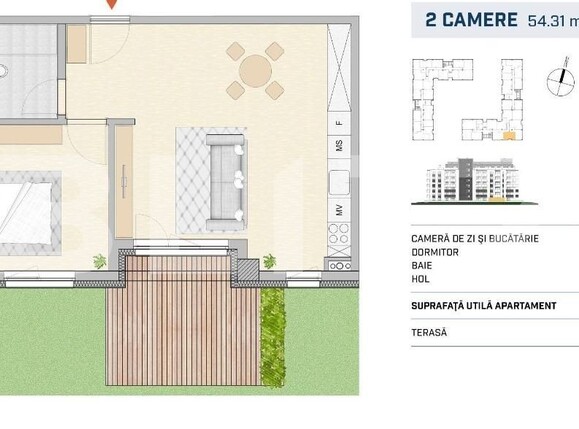 Apartament de vânzare 2 camere Semicentral - 116189AV | BLITZ Cluj-Napoca | Poza1