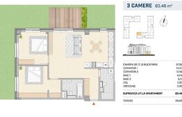 Apartament spatios, finisat, cu gradina in zona SEMICENTRALA!!!