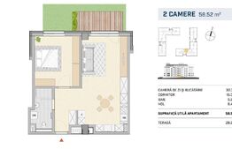 Apartament finisat cu gradina in zona SEMICENTRALA!!!