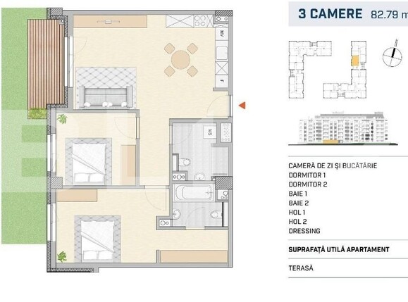 Apartament de vânzare 3 camere Semicentral - 116204AV | BLITZ Cluj-Napoca | Poza1