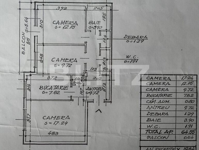 Apartament de vânzare 3 camere Marasti - 116380AV | BLITZ Cluj-Napoca | Poza1