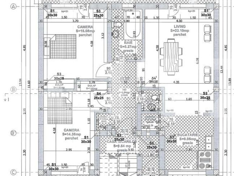Apartament de vânzare 3 camere Manastur - 116383AV | BLITZ Cluj-Napoca | Poza1