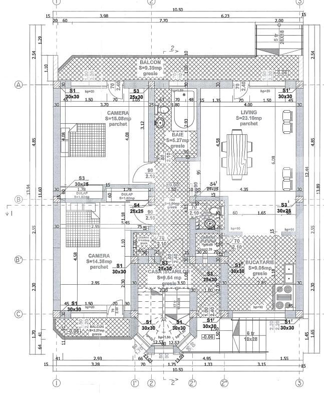 Oportunitate! Apartament 3 camere cu 78.28 mp utili si gradina de 40 mp!