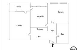Apartament de vanzare cu 2 camere, situat in imobil nou, complet mobilat, garaj