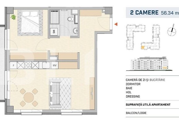 Apartament de vânzare 2 camere Semicentral - 116404AV | BLITZ Cluj-Napoca | Poza1