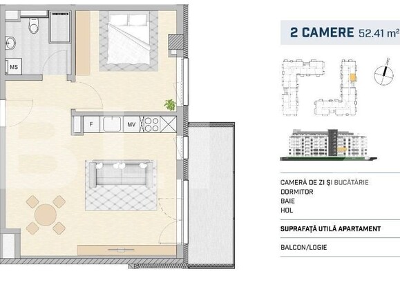 Apartament de vânzare 2 camere Semicentral - 116413AV | BLITZ Cluj-Napoca | Poza1