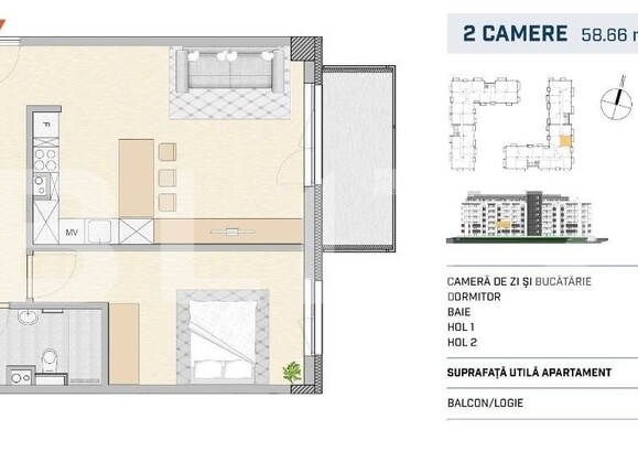Apartament de vânzare 2 camere Semicentral - 116418AV | BLITZ Cluj-Napoca | Poza3