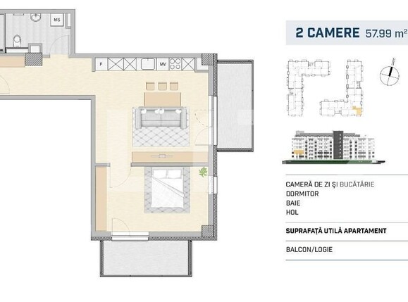 Apartament de vânzare 2 camere Semicentral - 116424AV | BLITZ Cluj-Napoca | Poza2