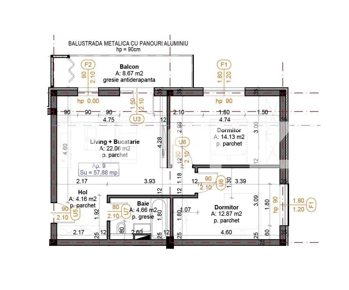 Apartament de vânzare 3 camere Apahida - 116427AV | BLITZ Cluj-Napoca | Poza1