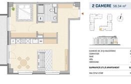 Apartament 2 camere, finisat, SEMICENTRAL!!!