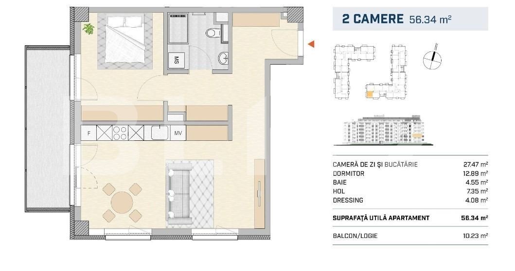 Apartament de vânzare 2 camere Semicentral - 116430AV | BLITZ Cluj-Napoca | Poza3