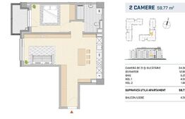 Apartament finisat, spatios in zona SEMICENTRALA!!