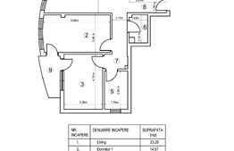 Apartament la cheie, 2 dormitoare, etaj intermediar, zona Interservisan