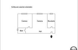 Apartament de vanzare, 2 camere, 34,35 mp, zona strazii Garbau!