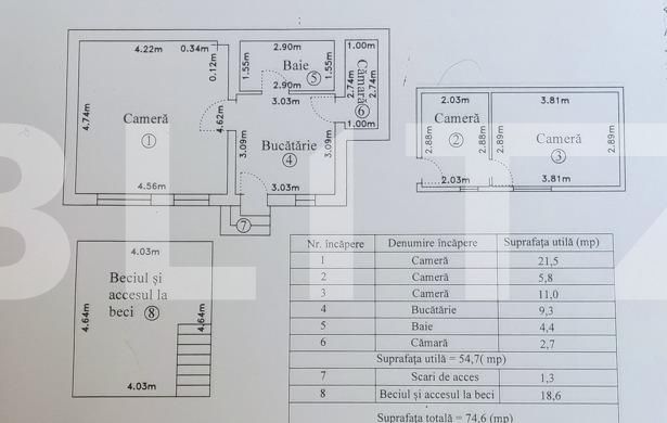 Casa de vânzare 2 camere Central - 116636CV | BLITZ Brașov | Poza1