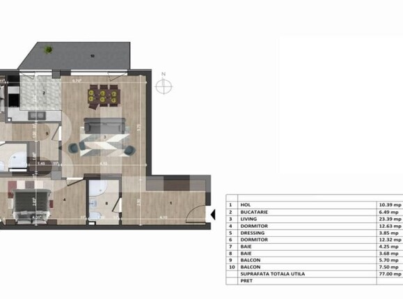 Apartament de vânzare 3 camere Europa - 116790AV | BLITZ Cluj-Napoca | Poza1