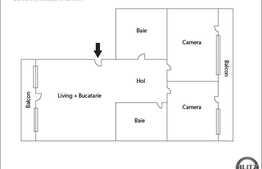 3 camere, decomandat, 74 mp, zona linistita! Mobilat si utilat! Parter inalt!