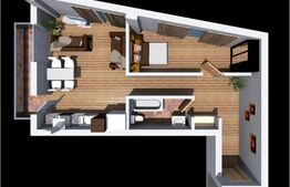 Apartament de 2 camere, 56.91mp mp,bloc nou, zona Corneliu Coposu