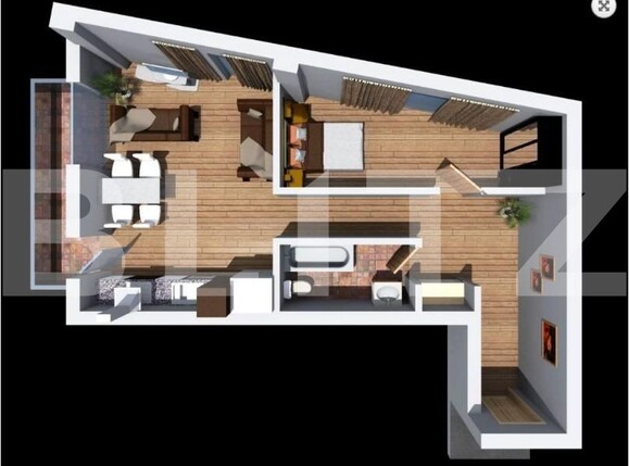 Apartament de vânzare 2 camere Dambul Rotund - 116844AV | BLITZ Cluj-Napoca | Poza1