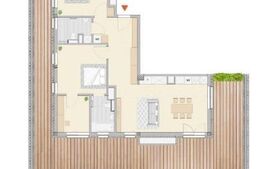 Penthouse cu 4 camere, zona semicentrala cu terasa , finisat !
