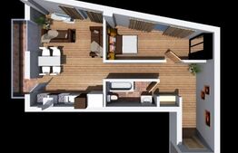 Apartament de 2 camere, 57 mp mp,bloc nou, zona Corneliu Coposu