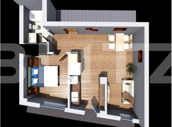 Apartament de vânzare 2 camere Dambul Rotund - 116917AV | BLITZ Cluj-Napoca | Poza1