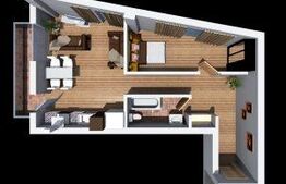 Apartament 2 camere 57 mp, Ansamblu Rezidential