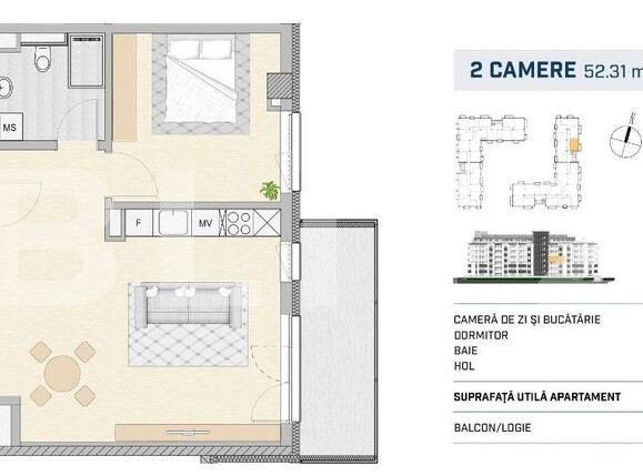 Apartament de vânzare 2 camere Semicentral - 116927AV | BLITZ Cluj-Napoca | Poza3