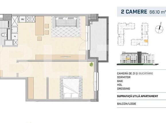 Apartament de vânzare 2 camere Semicentral - 116937AV | BLITZ Cluj-Napoca | Poza1