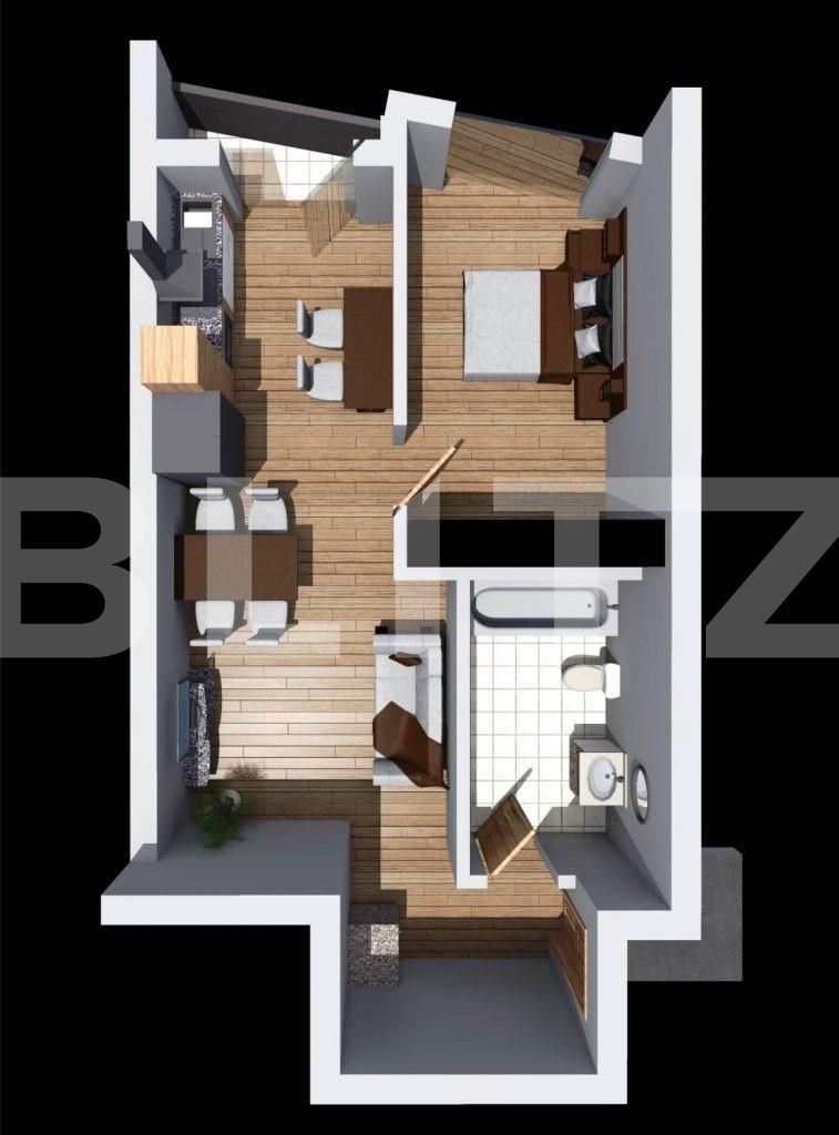 Apartament de vânzare 2 camere Dambul Rotund - 116941AV | BLITZ Cluj-Napoca | Poza2