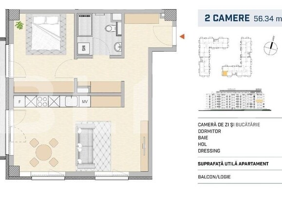 Apartament de vânzare 2 camere Semicentral - 116949AV | BLITZ Cluj-Napoca | Poza1