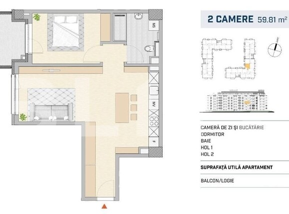 Apartament de vânzare 2 camere Semicentral - 116950AV | BLITZ Cluj-Napoca | Poza1