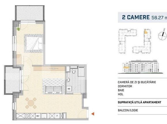 Apartament de vânzare 2 camere Semicentral - 116958AV | BLITZ Cluj-Napoca | Poza1