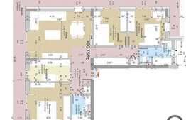 Apartament 4 camere, 90,75 mp utili, semifinisat, zona Piata Cipariu!