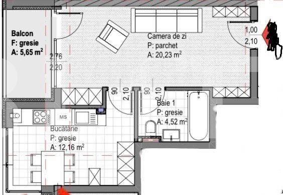 Garsonieră de vânzare Gheorgheni - 116972AV | BLITZ Cluj-Napoca | Poza2