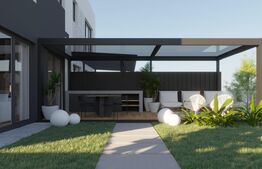 Casă modernă, finisată Lux, cu panorama spre oraș, zona Viile Dâmbul Rotund