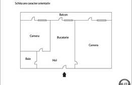 Apartament 2 camere, 60,5 mp, etaj intermediar, 2 boxe la subsol, zona Kaufland!
