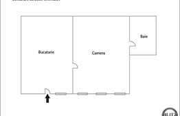 Vanzare apartament cu 2 camere , loc parcare, la 3 minute de P-ta Mihai Viteazu