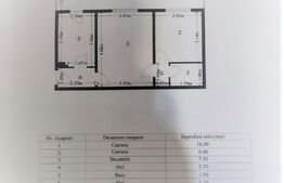 Apartament 2 camere, 39mp, semidecomandat, parter, zona Noua