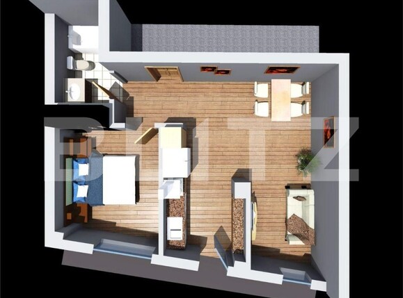 Apartament de vânzare 2 camere Dambul Rotund - 117343AV | BLITZ Cluj-Napoca | Poza1