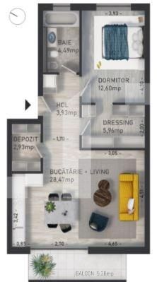 Apartament de vânzare 2 camere Baciu - 117598AV | BLITZ Cluj-Napoca | Poza7