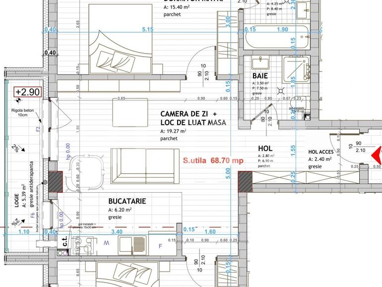 Apartament de vânzare 3 camere Floreşti - 117692AV | BLITZ Cluj-Napoca | Poza1