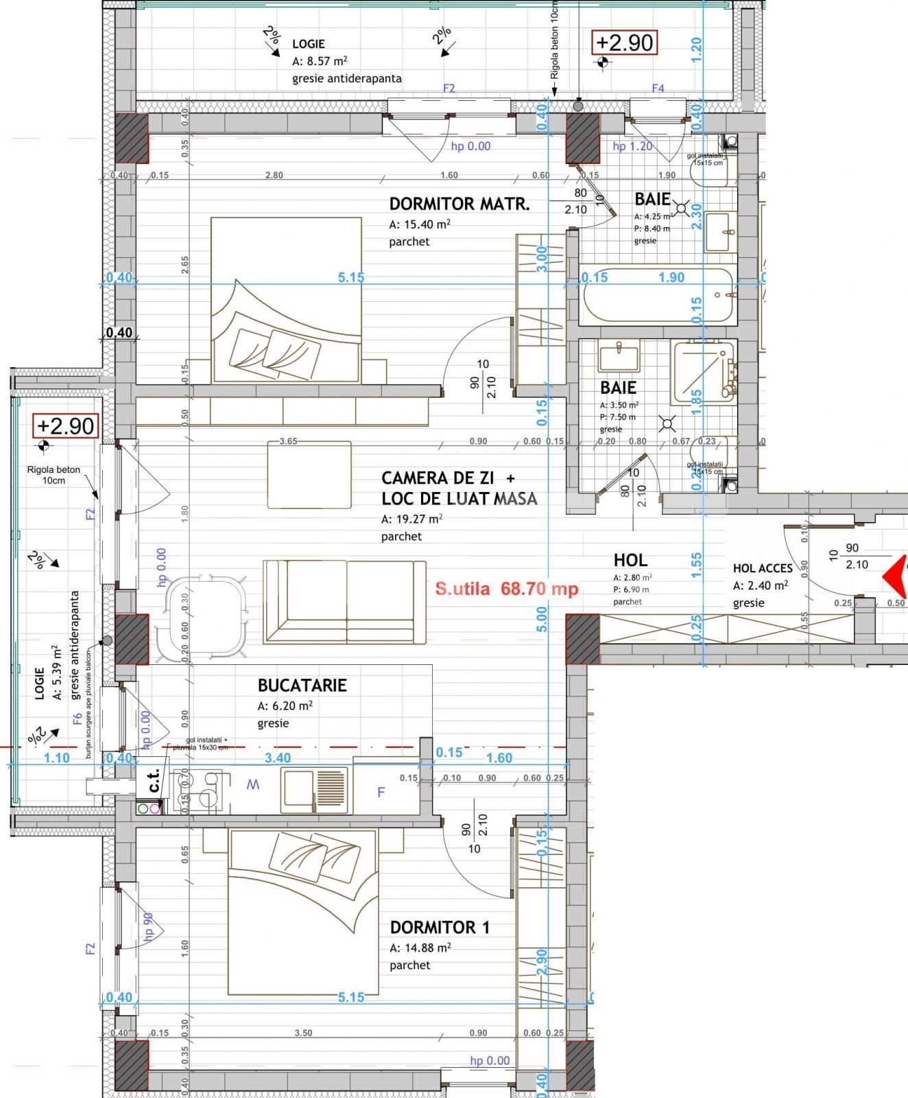 Apartament de vânzare 3 camere Floreşti - 117692AV | BLITZ Cluj-Napoca | Poza1
