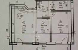 Apartament 2 camere, decomandat, 52 mp, zona Terra!