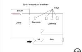 Apartament cu 2 camere, 45 mp, zona strazii Sesului de Sus