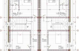 Teren cu proiect autorizat pentru o casa cuplata, 550mp, zona Tauti